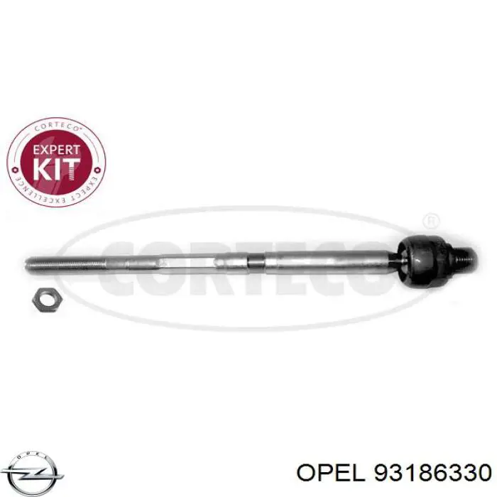 Тяга рульова поперечна Opel 93186330 ціна, від 14.20 USD