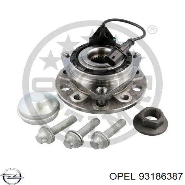 Купити 93186387 Opel Маточини передніх коліс