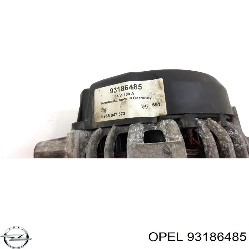 Купити 93186485 Opel Генератор