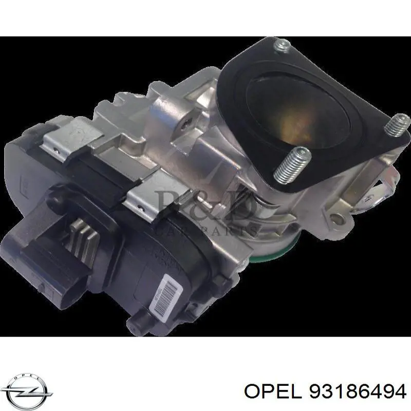 Дросільна заслінка 93186494 Opel