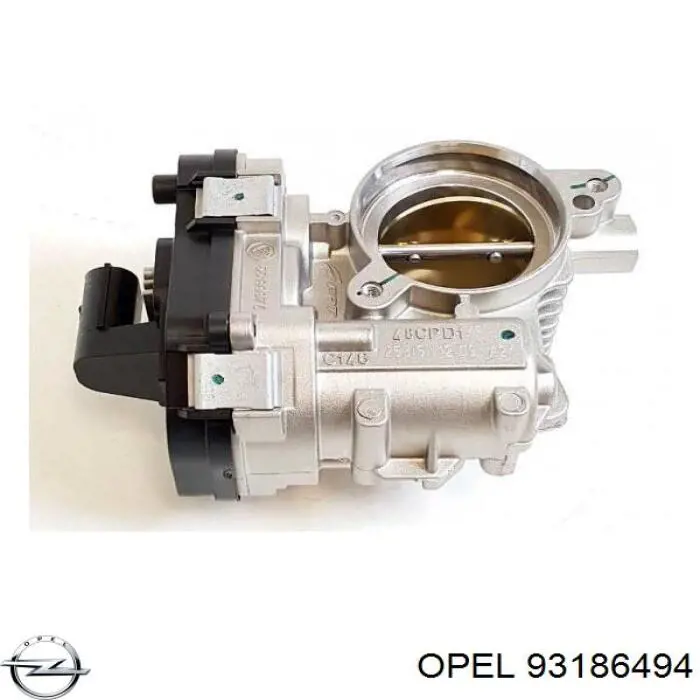 Заслінка повітряна Opel 93186494