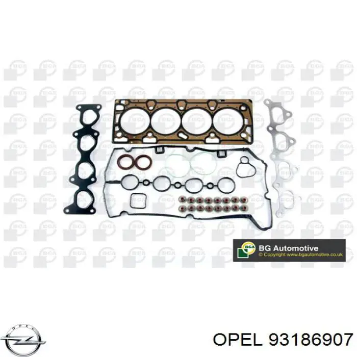 Комплект прокладок двигуна, верхній Opel 93186907 ціна, від 110.07 USD