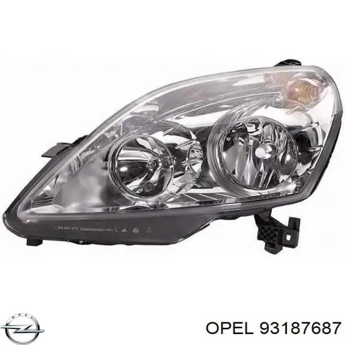 Основна фара - вставка Opel 1216650 ціна, від 1204.87 USD
