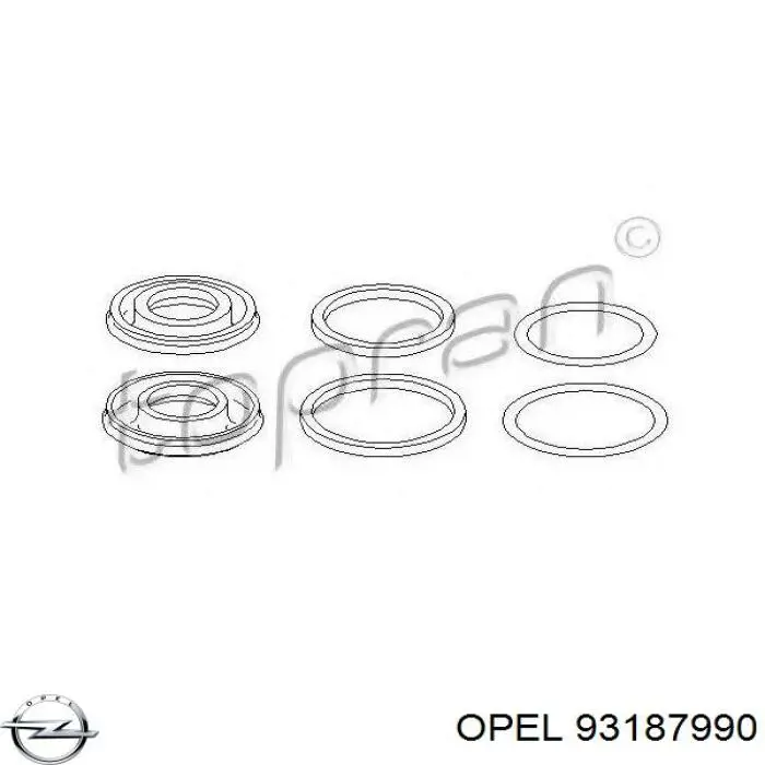 Ремкомплект супорту гальмівного заднього Opel 93187990 ціна, від 30.48 USD