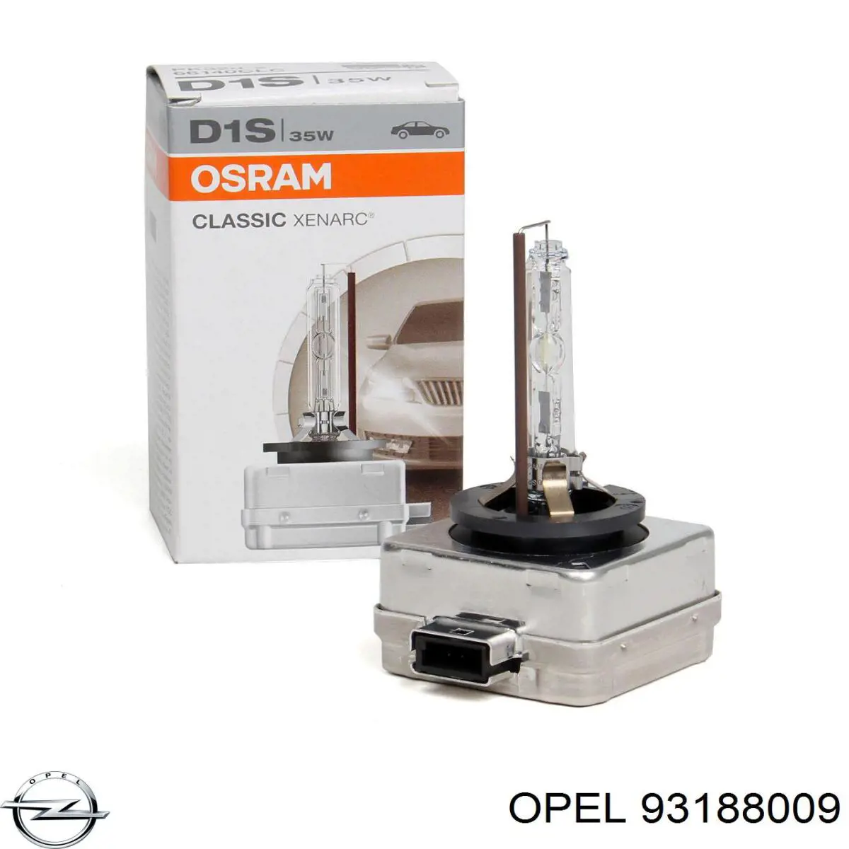 Ксенон Opel 93188009 ціна, від 69.82 USD