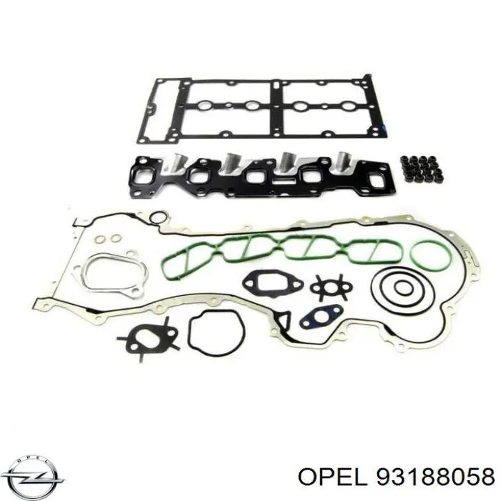 1606458 Opel комплект прокладок двигуна, верхній