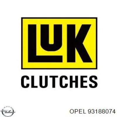 Купити 93188074 Opel Комплект зчеплення (диск, корзина, підшипник)