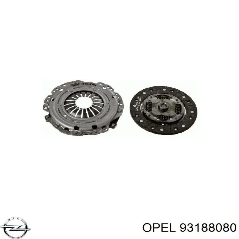 Купити 93188080 Opel Комплект зчеплення (диск, корзина, підшипник)