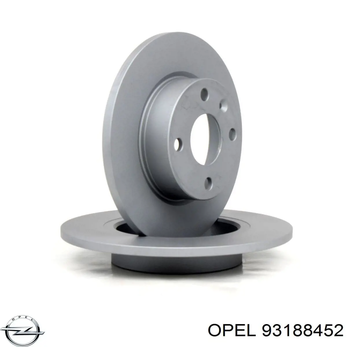Задні гальмівні колодки 93188452 Opel