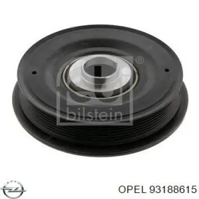 Демпферний шків колінвала Opel 93188615
