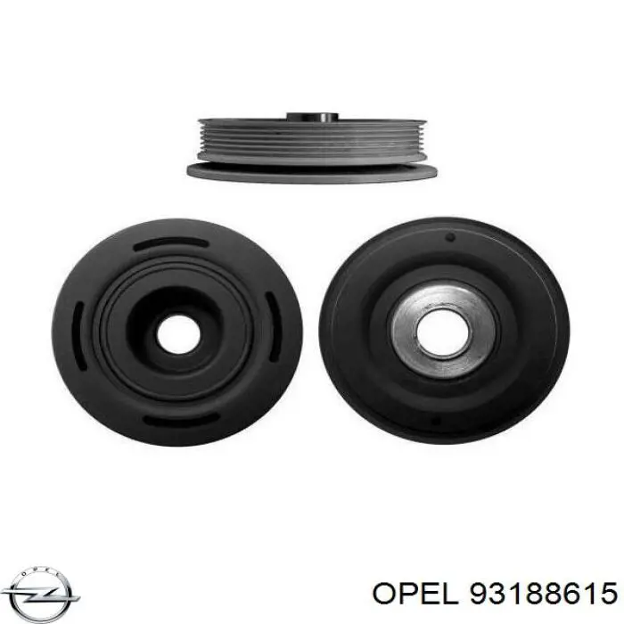 Шків колінвала (демпфер ) Opel 93188615 ціна, від 81.99 USD