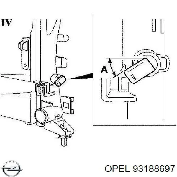 Купити 93188697 Opel Роз’єм датчика ABS