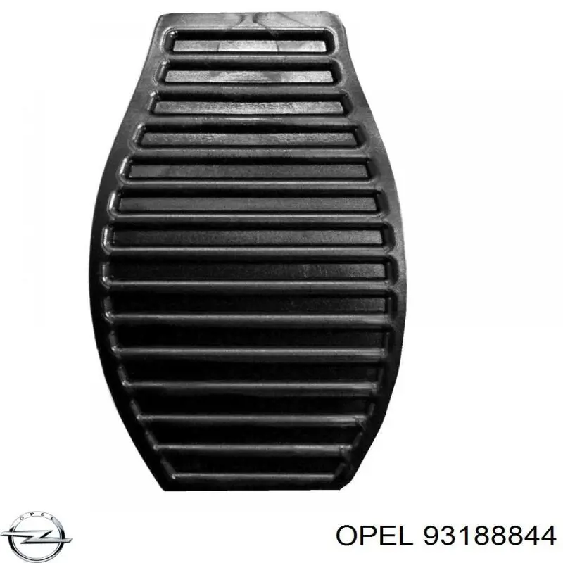 Накладка педалі зчеплення Opel 5560716 ціна, від 1.87 USD