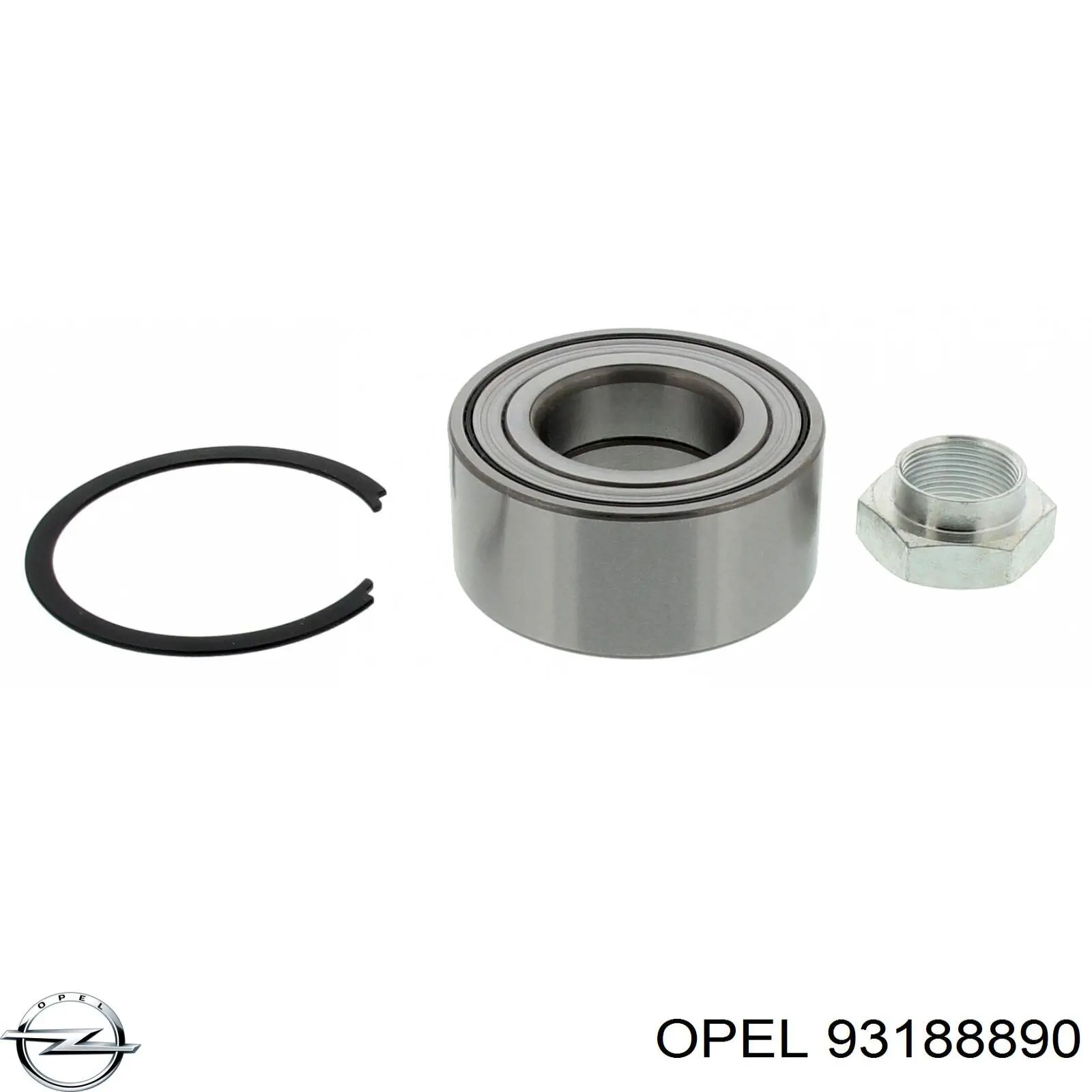 Купити 93188890 Opel Підшипник ступиці передньої