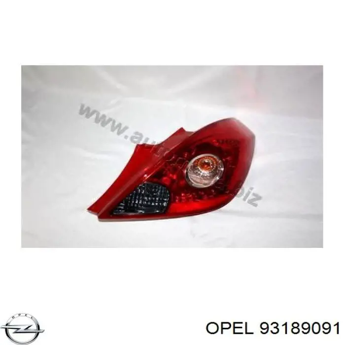 Купити 93189091 Opel Задня права фара