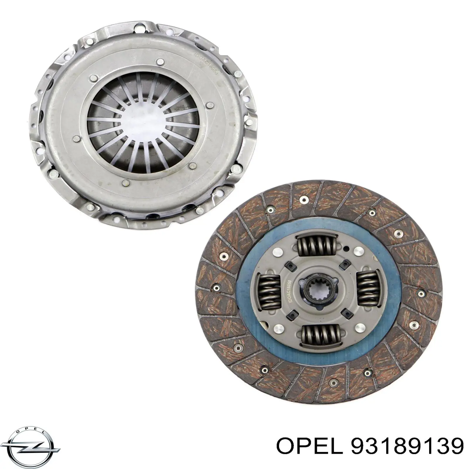 Купити 93189139 Opel Комплект зчеплення (диск, корзина, підшипник)
