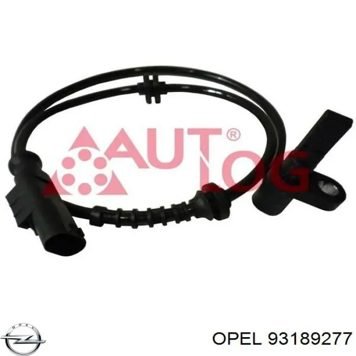 Датчик АБС (ABS) задній Opel 93189277 ціна, від 10.14 USD