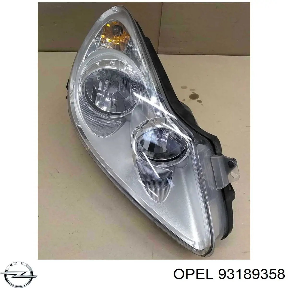 93189358 Opel Основна фара - вставка