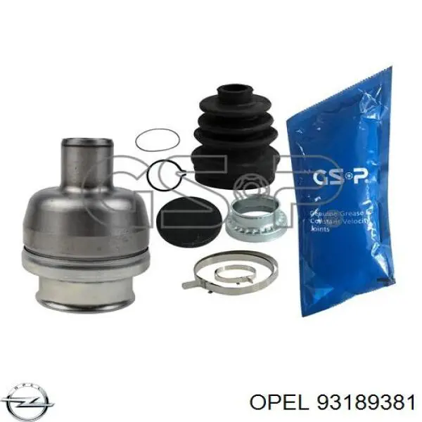 93189381 Opel ШРКШ внутрішній, передній, правий