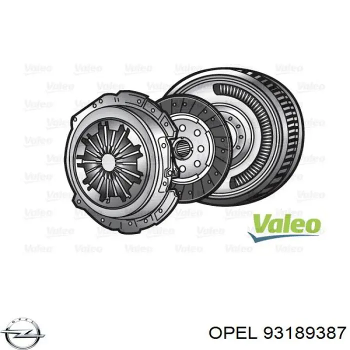 Маховик двигуна Opel 93189387 ціна, від 421.80 USD