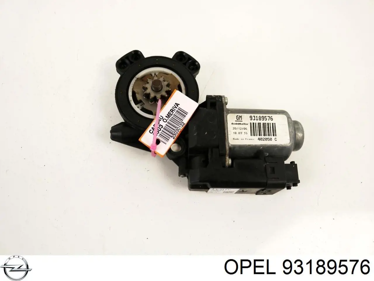 93189576 General Motors Мотор склопідйомника водійських дверей