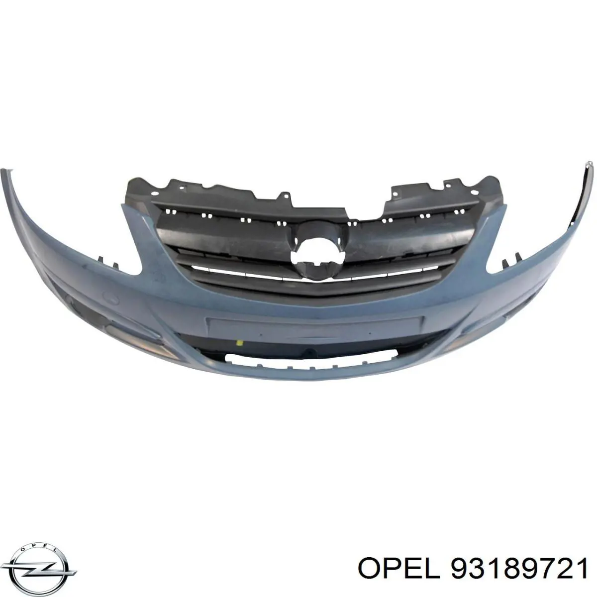 93189721 Opel Бампер передній в зборі