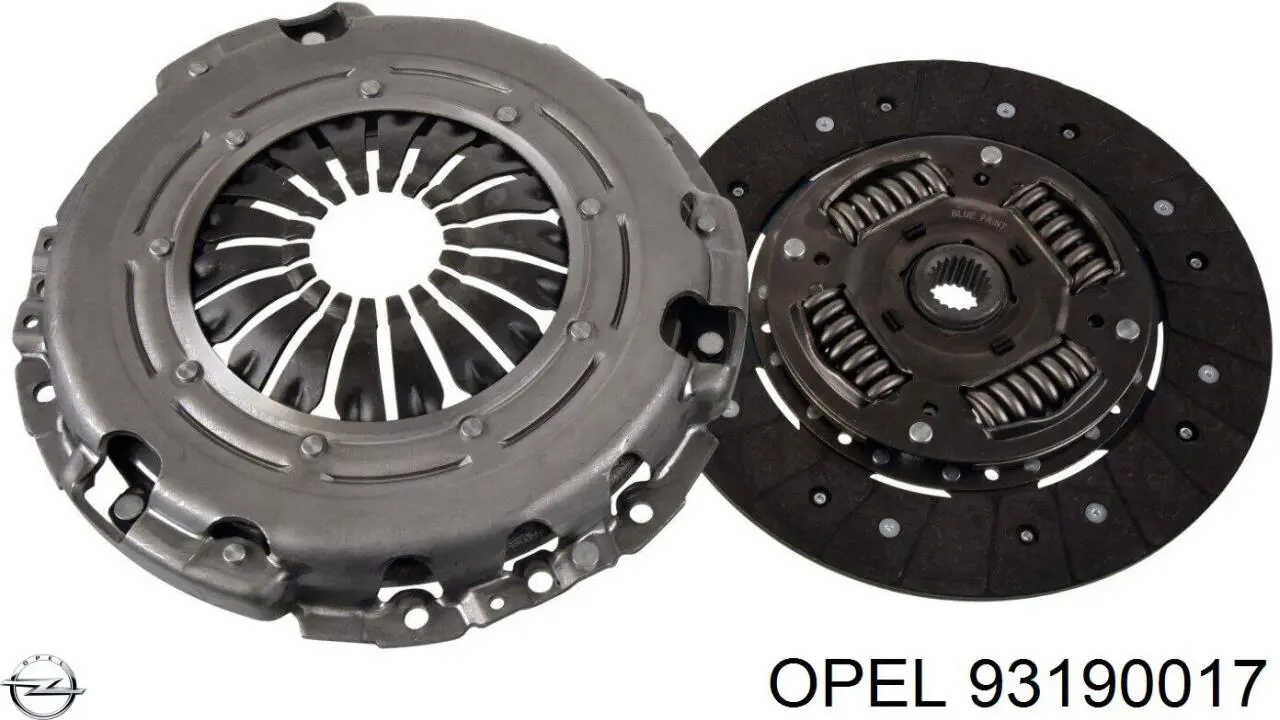 93190017 Opel Зчеплення в зборі