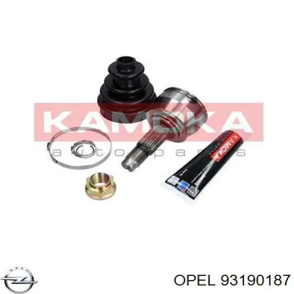 Граната колісна Opel 93190187 ціна, від 27.76 USD