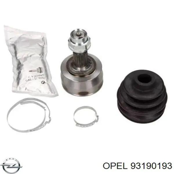 Граната колісна Opel 93190193 ціна, від 24.63 USD