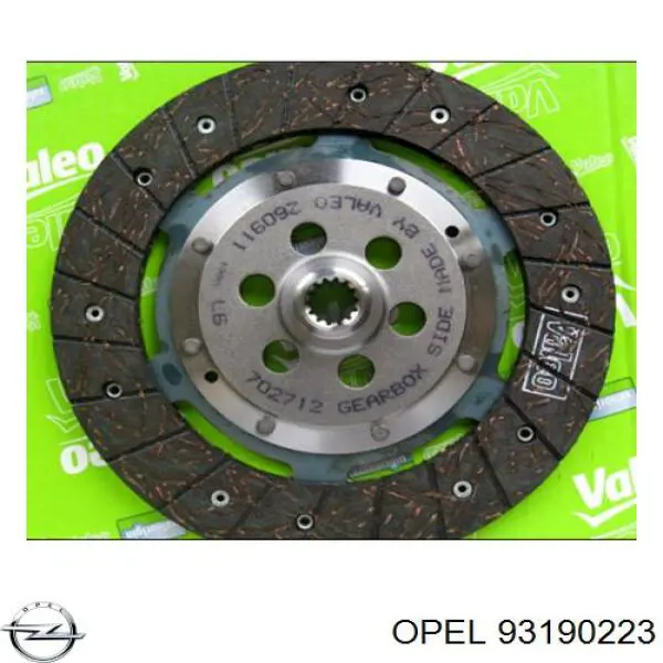 Комплект зчеплення (3 частини) Opel 93190223 ціна, від 112.87 USD