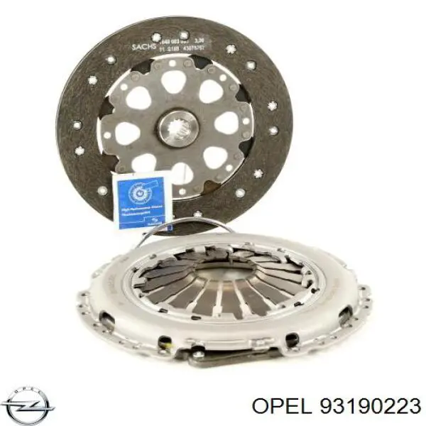 93190223 Opel Зчеплення в зборі
