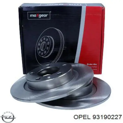 Гальмівні диски 93190227 Opel