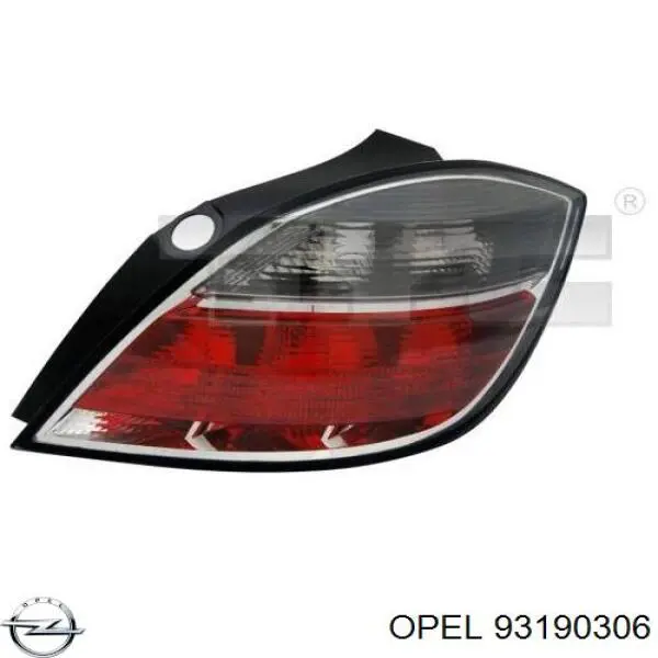 Ліхтар задній лівий Opel 93190306 ціна, від 87.90 USD