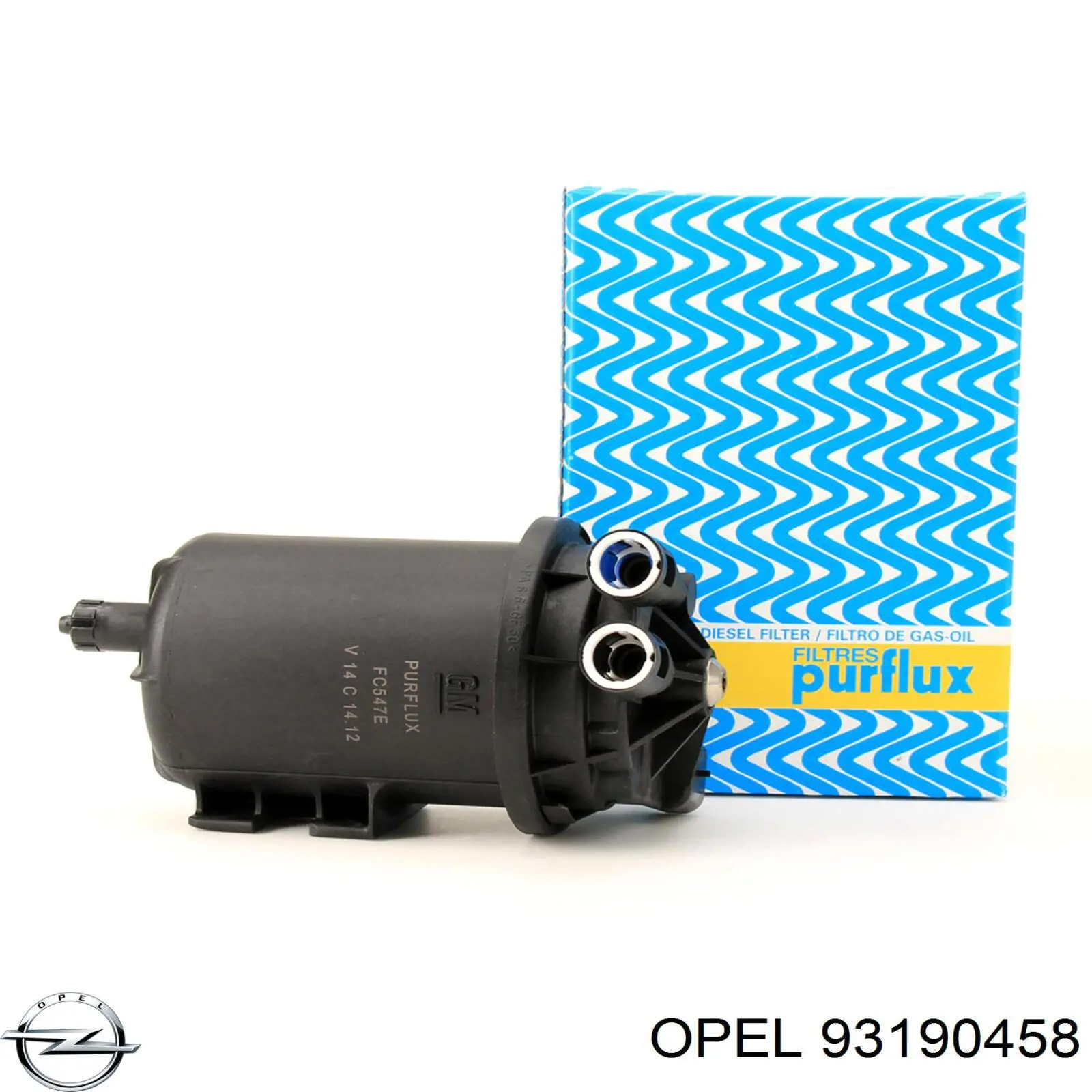 Фільтр тонкого очищення палива Opel 93190458 ціна, від 6.19 USD