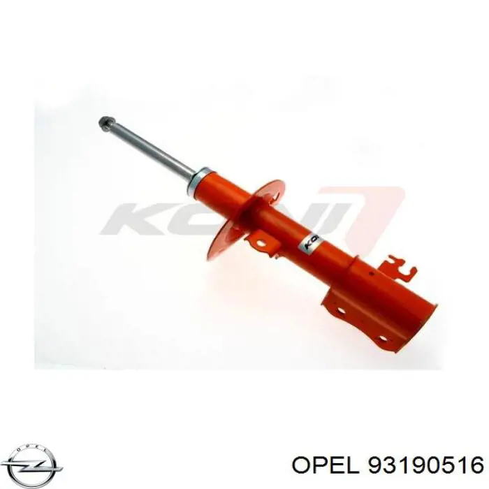 Купити 93190516 Opel Амортизатора передній лівий
