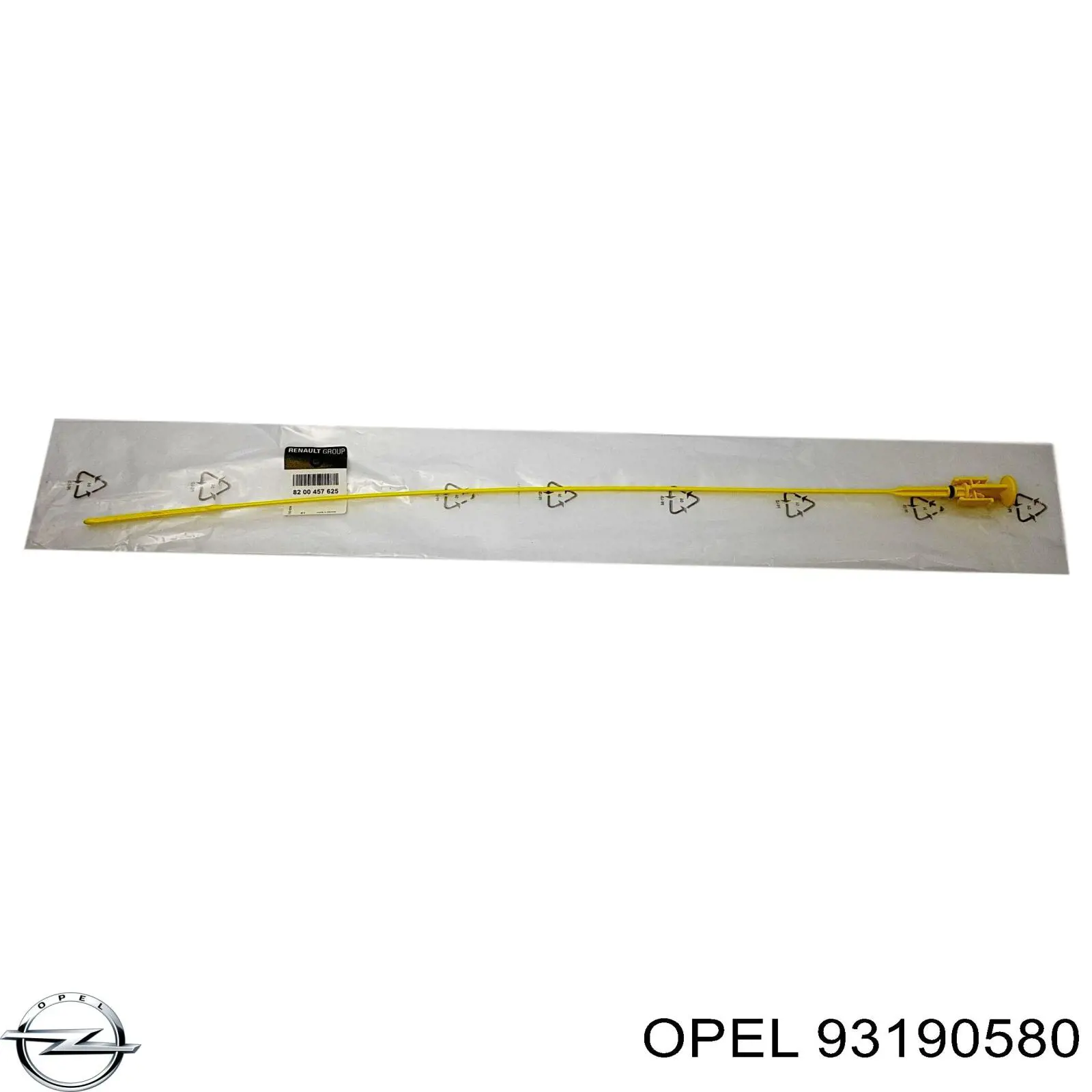 Щуп-індикатор рівня масла в двигуні Opel 93190580 ціна, від 309.61 UAH
