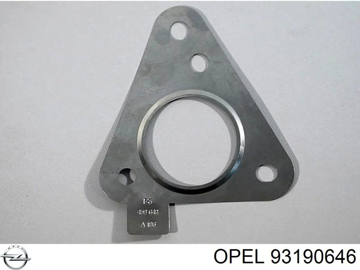 Патрубок турбіни вихлопних газів Opel 93190646