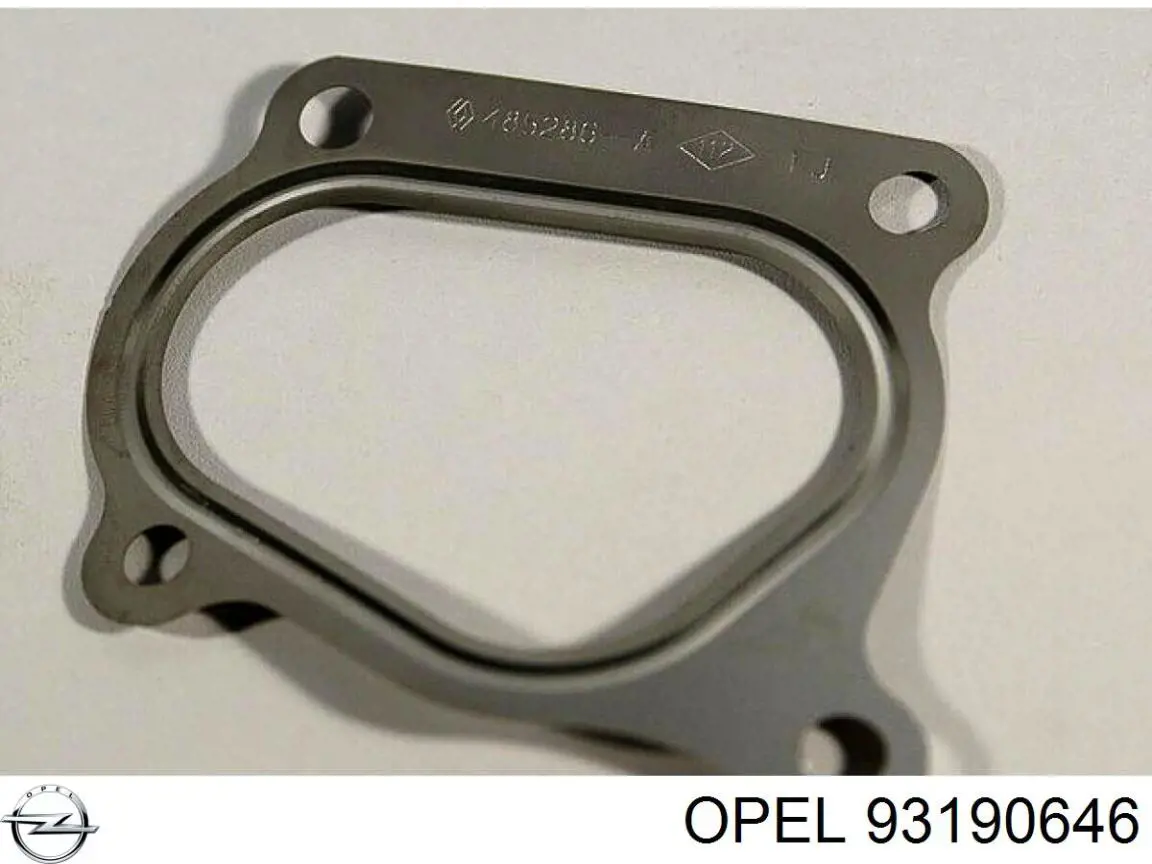 93190646 Opel Патрубок турбіни вихлопних газів