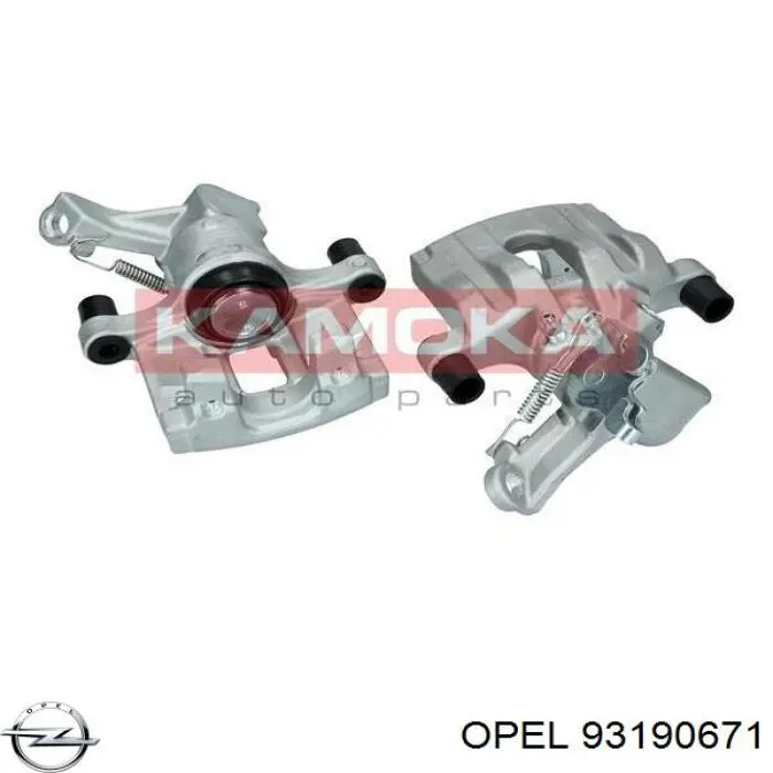 Супорт гальмівний задній правий Opel 93190671 ціна, від 66.04 USD