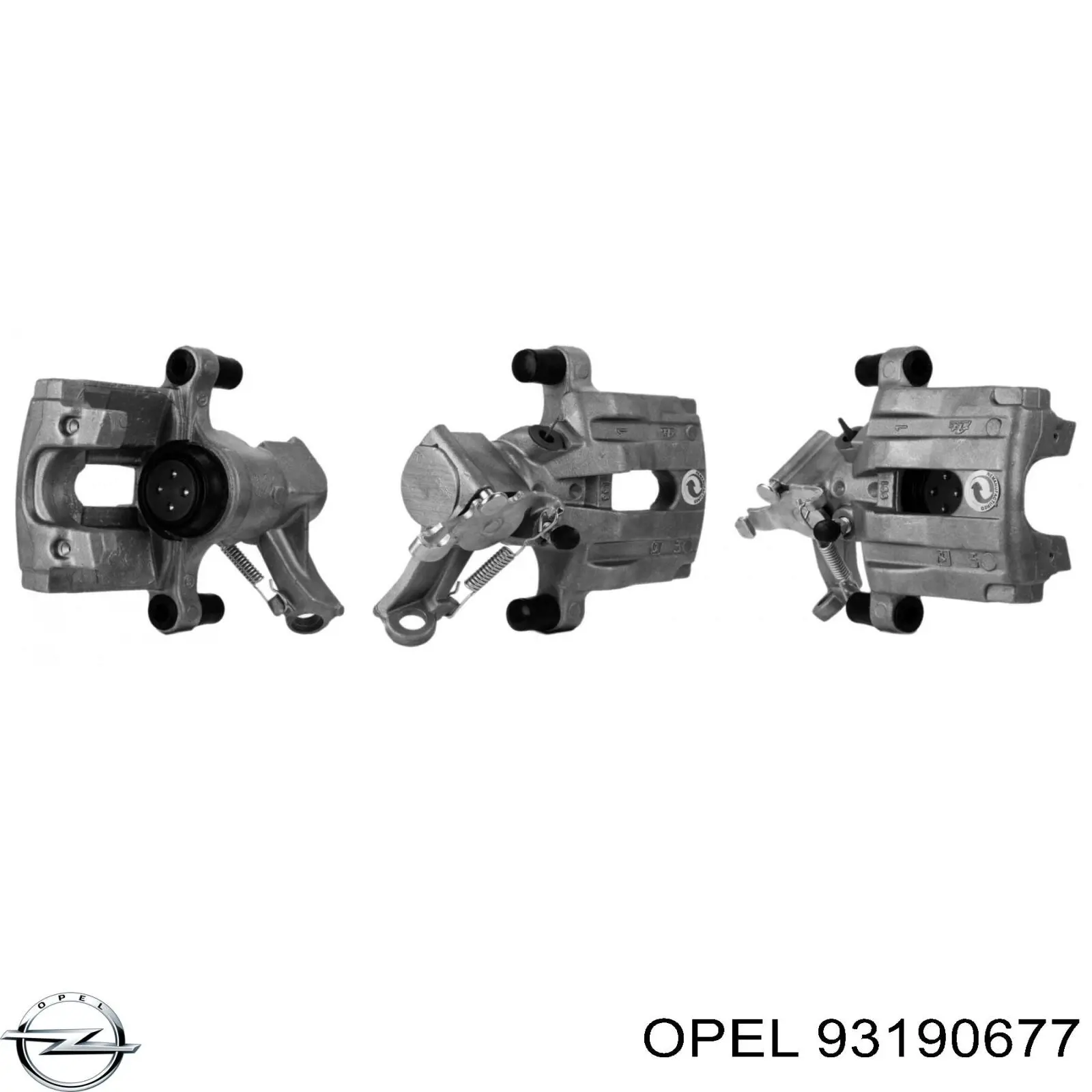 Супорт гальмівний задній лівий Opel 93190677 ціна, від 69.39 USD