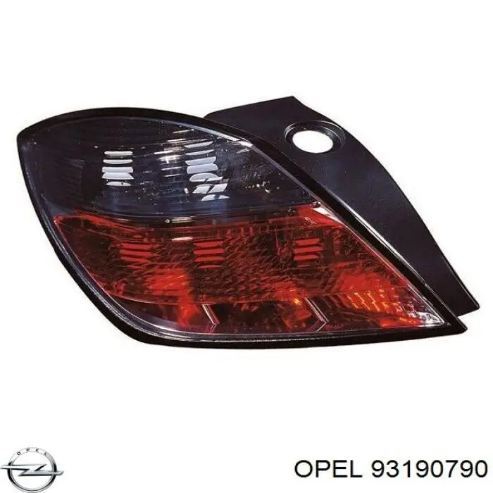 Ліхтар задній лівий Opel 93183055