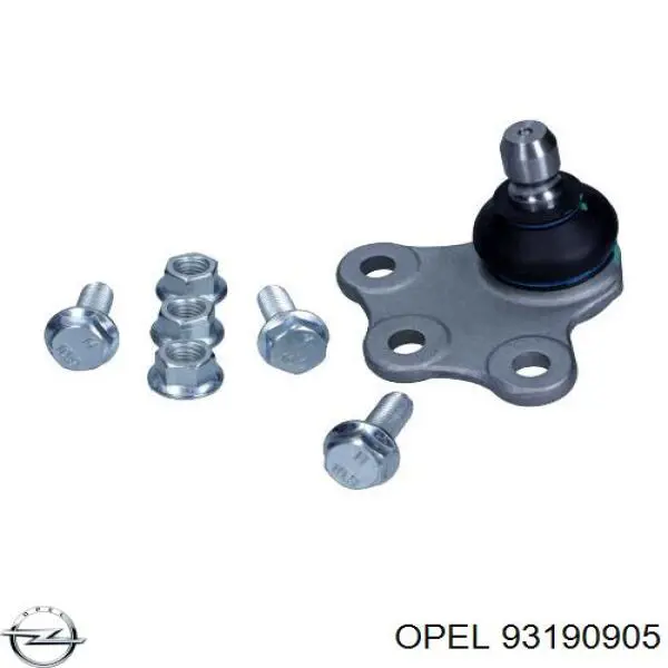 Кульова опора, нижня, ліва Opel 93190905 ціна, від 12.60 USD