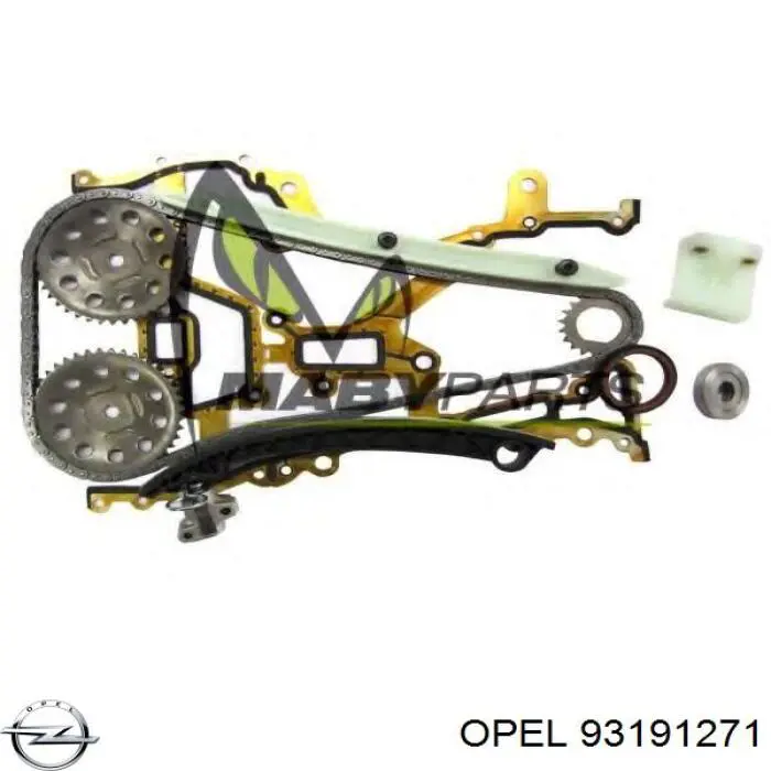 Комплект ланцюга ГРМ 93191271 Opel
