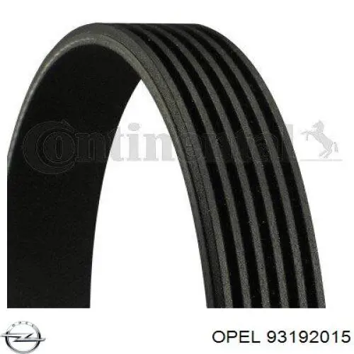 93192015 Opel Поліклиновий ремінь