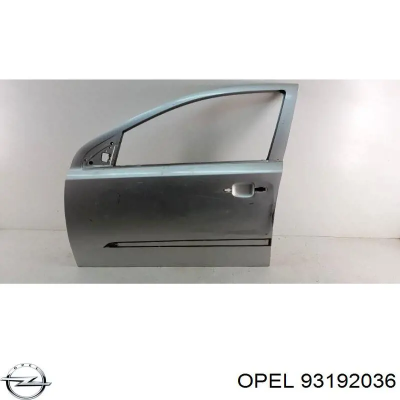 93192036 Opel Дверь передня ліва