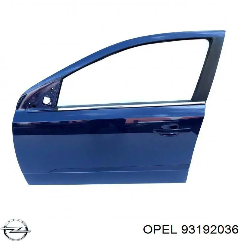 93192036 Opel Дверь передня ліва