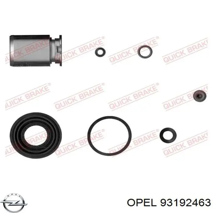 Купити 93192463 Opel Супорт задній лівий