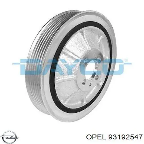Шків колінвала (демпфер ) Opel 93192547 ціна, від 44.02 USD