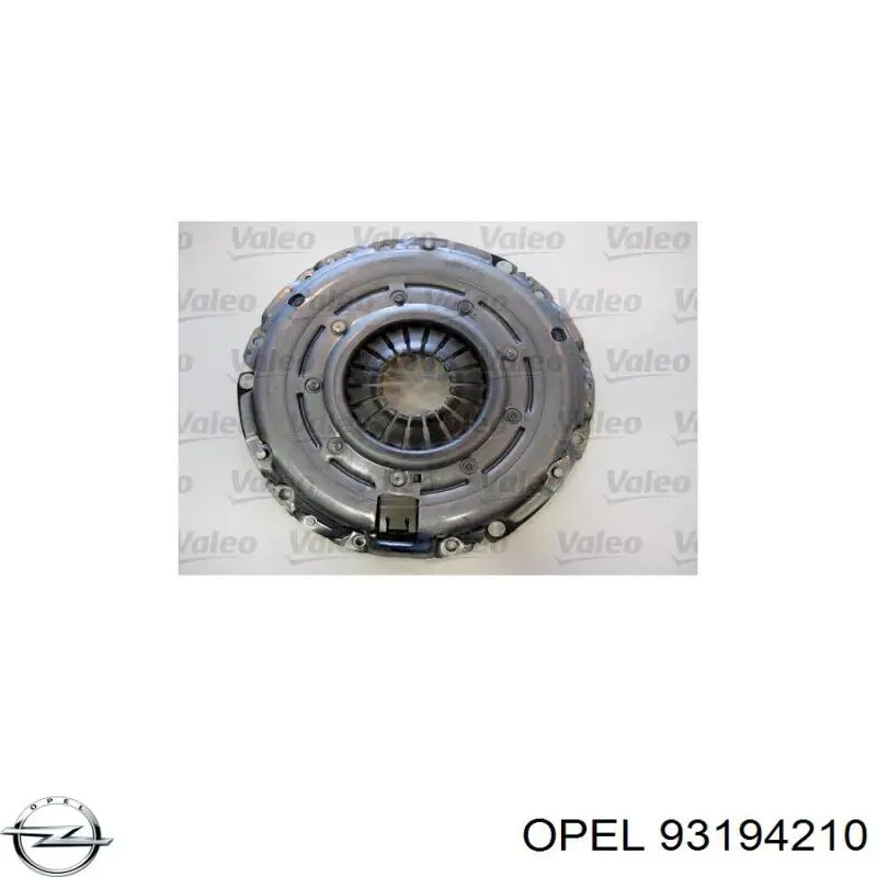 Купити 93194210 Opel Комплект зчеплення (диск, корзина, підшипник)