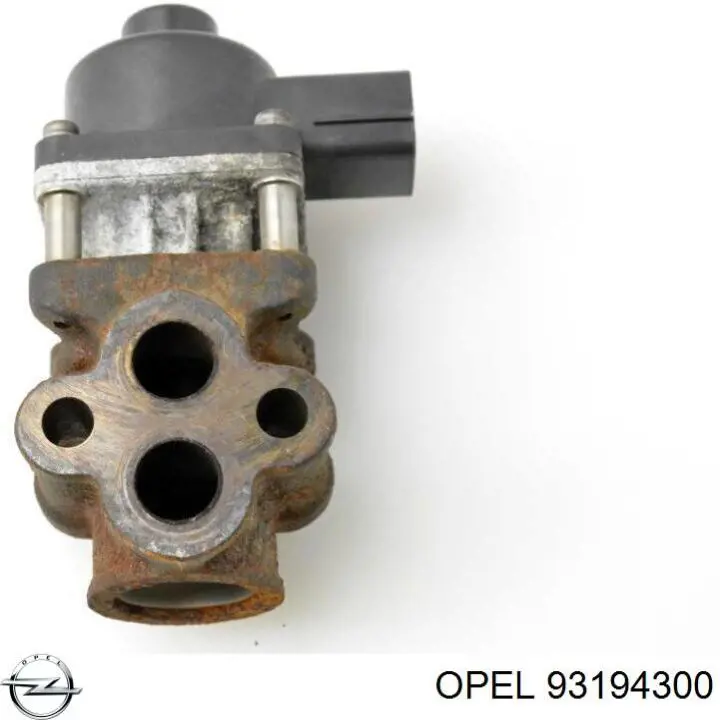 93194300 Opel Клапан рециркуляції відпрацьованих газів EGR
